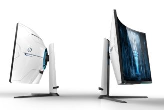 Samsung announced a smaller 4K version of its curviest, best-looking gaming monitor