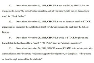 School employee stole 3,000 Apple iPods earmarked for Native American kids