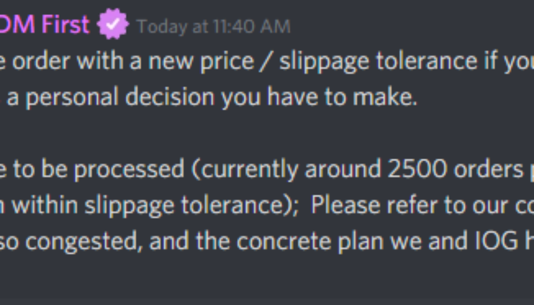 SundaeSwap launches on Cardano but users report failing transactions