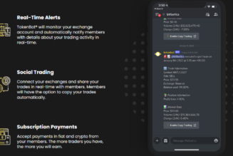 TokenBot helps crypto traders build social communities and monetize market knowledge