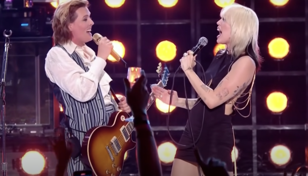 Watch Miley Cyrus Perform With Brandi Carlile, Debut New Song on New Year’s Eve Special