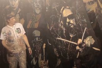Watch Speed Painter Complete Portrait Of Late MEGADETH Drummer NICK MENZA In Less Than Six Minutes