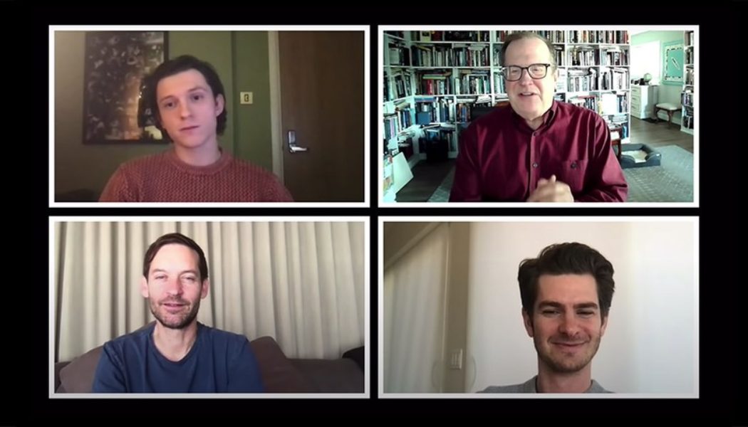 Watch Tobey Maguire, Andrew Garfield, and Tom Holland Discuss Their ‘Spider-Man’ Bond