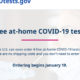 White House: COVIDTests.gov will distribute free rapid tests starting January 19th
