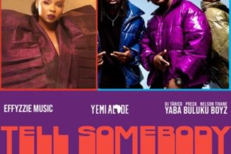 Yemi Alade ft Yaba Buluku Boyz – Tell Somebody