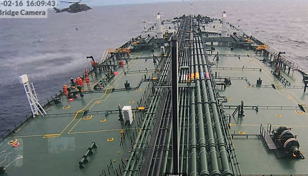 1,000 Porsches are burning aboard this abandoned cargo ship