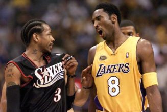 Allen Iverson Got Emotional Signing A Picture Of Himself & Kobe Bryant
