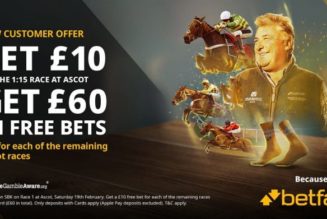 Ascot Betting Offer – Bet £10 on First Race & Get £60 in Free Bets to Bet Through the Card with Betfair