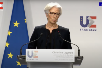 ECB president calls for crypto regulation in response to Russia potentially evading sanctions