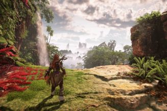 Horizon Forbidden West plays just fine on a PS4