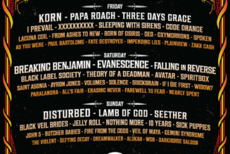 Inkcarceration Music & Tattoo Festival 2022 Lineup: Korn, Disturbed, Breaking Benjamin, Evanescence, and More