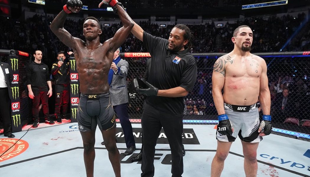 Israel Adesanya Retains Middleweight Championship Against Robert Whittaker at UFC 271