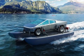 Latest Cybercat Accessory Turns the Tesla Cybertruck Into a Catamaran