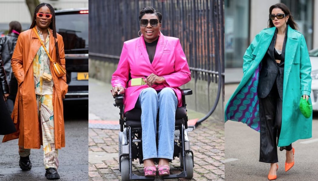 London Fashion Week Street Style Favoured Oceanic Blues, Playful Pink, and Electric Orange