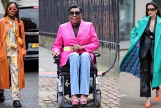 London Fashion Week Street Style Favoured Oceanic Blues, Playful Pink, and Electric Orange