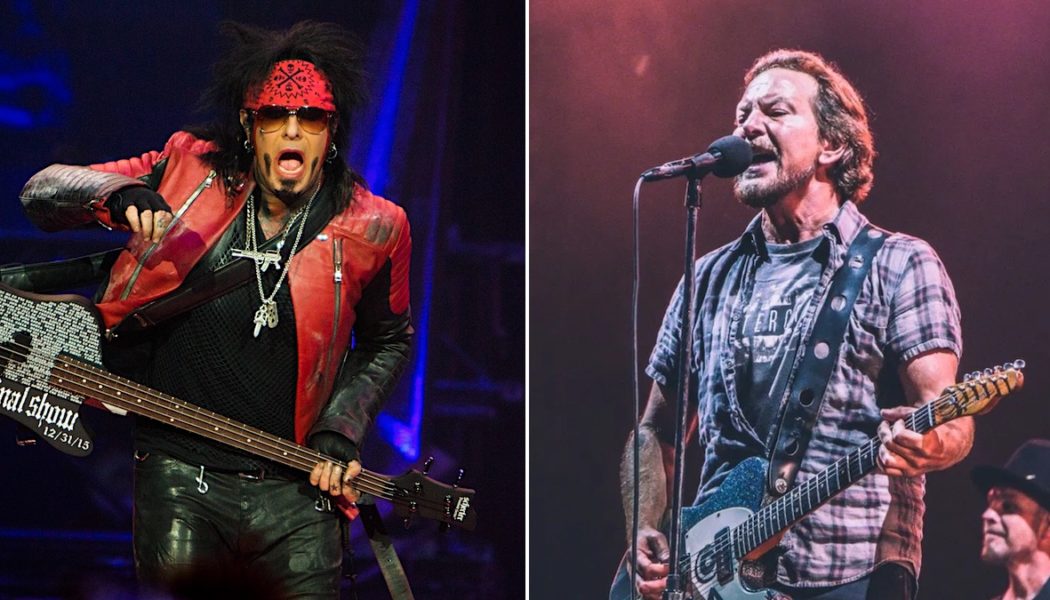 Nikki Sixx Calls Pearl Jam “One of the Most Boring Bands” Following Eddie Vedder’s Mötley Crüe Diss
