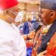 PHOTOS: Political Foes, Gov Uzodinma, Okorocha Hug At Abuja Event
