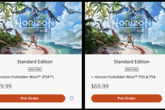 PSA: buy Horizon Forbidden West’s PS4 version to play it on PS5 for cheaper