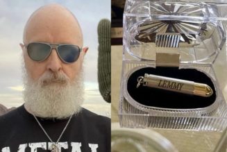 ROB HALFORD Shares Photo Of His Bullet Containing LEMMY’s Ashes
