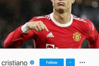 Ronaldo emerge First Person To Reach 400M Followers On Instagram