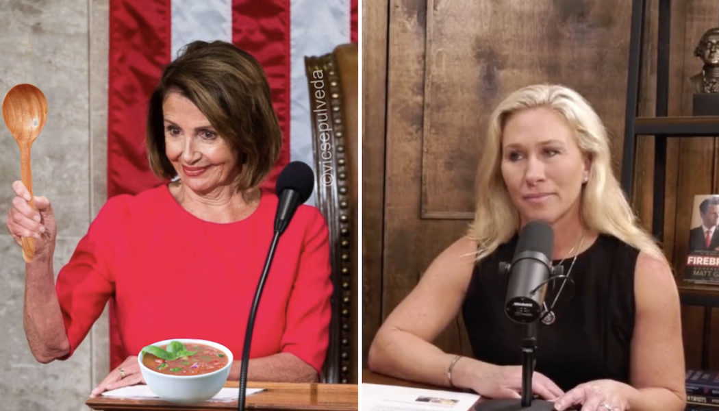 Soup Nazi? Marjorie Taylor Greene Says Nancy Pelosi Leads Secret “Gazpacho Police”