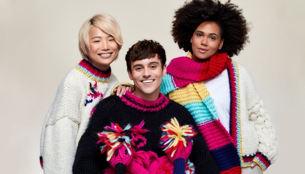 Tom Daley’s “Made With Love” Knitwear Collection Is Now Available at John Lewis