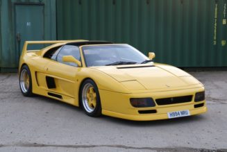 A One-of-Two Right-Hand Drive 1990 Ferrari 348 TS Koenig Specials F48 Is up for Auction