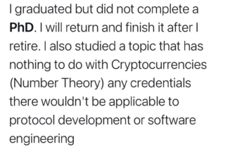 Charles Hoskinson under fire for… not dropping out of a Ph.D. program?