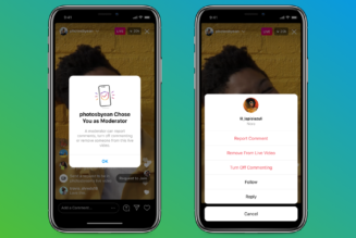 Instagram is finally letting livestreamers add moderators