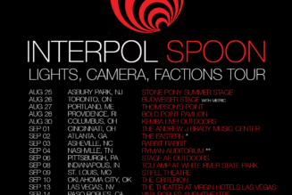 Interpol and Spoon Announce Tour