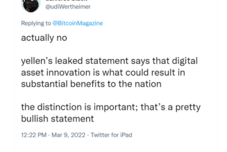 Janet Yellen let slip details of Biden‘s executive order on crypto