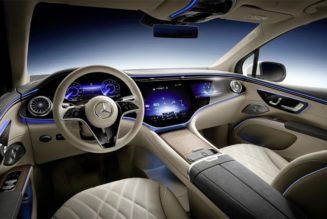 Mercedes-Benz Reveals First Look of the 2023 EQS SUV Interior