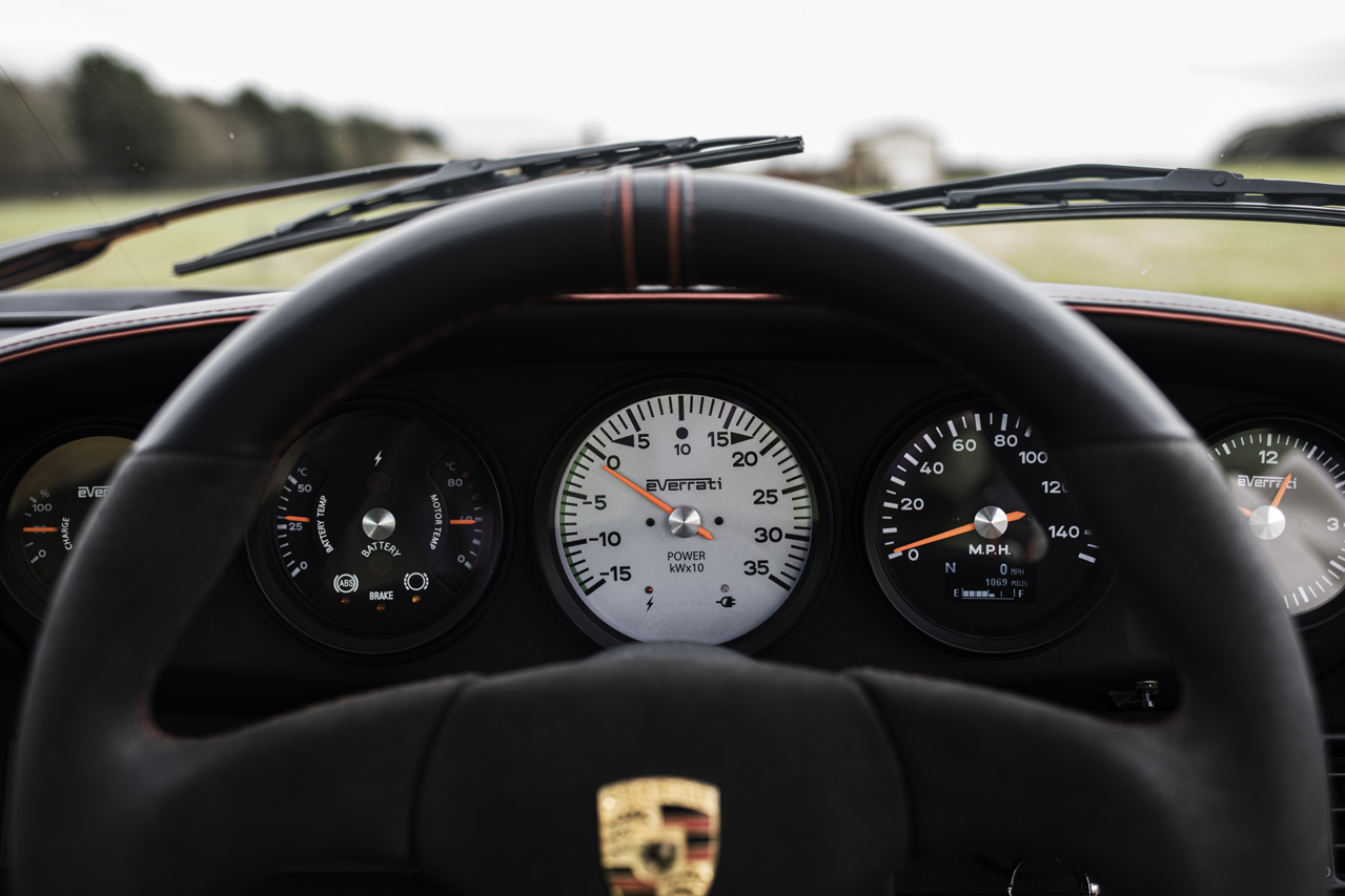 Porsche 911 964 Electric Cars EV Electro-Modding Restored 1990s Classic Everrati Gulf Livery