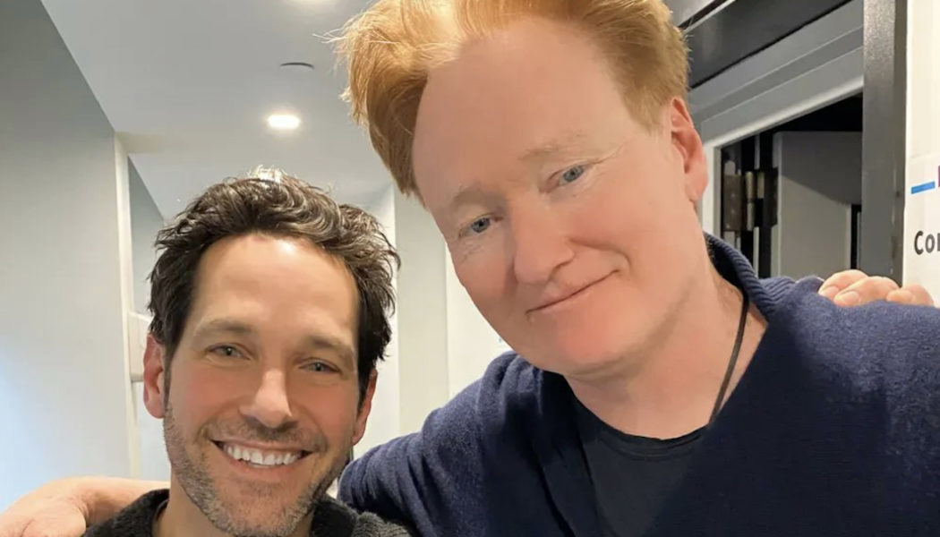 Paul Rudd Brings the Mac and Me Prank Back for Conan O’Brien’s Podcast: Watch