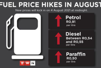 Petrol Price Hike Expected by Midnight in South Africa