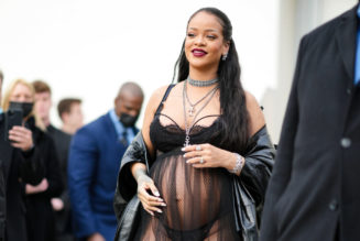 Rihanna Redefines Pregnancy Style With Sheer Lingerie Fit At Paris Fashion Week