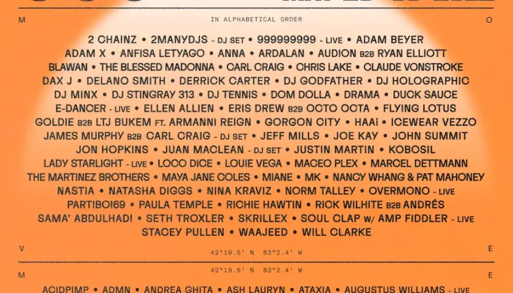 Skrillex, Flying Lotus, More Announced for 2022 Movement Festival: See the Massive Lineup