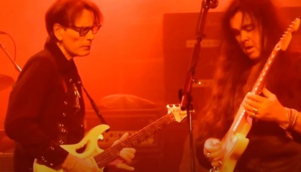 STEVE VAI Guests On Debut Episode Of ‘Yngwie Malmsteen’s Coffee Talk’