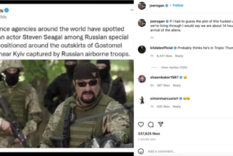 Steven Seagal Is Not Fighting in Ukraine, Despite What Joe Rogan Says