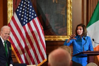 Watch Nancy Pelosi Read Bono’s Poem About Ukraine at St. Patrick’s Day Luncheon