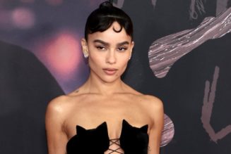 Zoë Kravitz’s Kitty Corset Dress Is a Cheeky Nod to Her Onscreen Character
