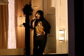 Billie Eilish Stole the Grammys Singing ‘Happier Than Ever’ in Taylor Hawkins Shirt