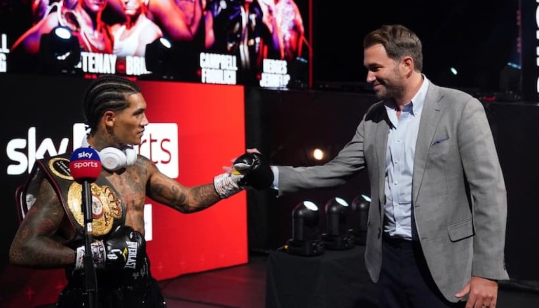 Eddie Hearn Conor Benn vs Chris van Heerden Prediction