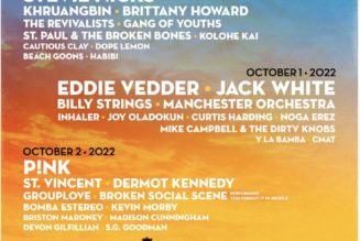 Eddie Vedder, Jack White, Stevie Nicks to Headline Ohana Fest 2022