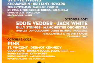 Eddie Vedder, Stevie Nicks, P!nk, Jack White Set for Ohana Festival