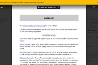 Google Docs expands warnings about dodgy files and links