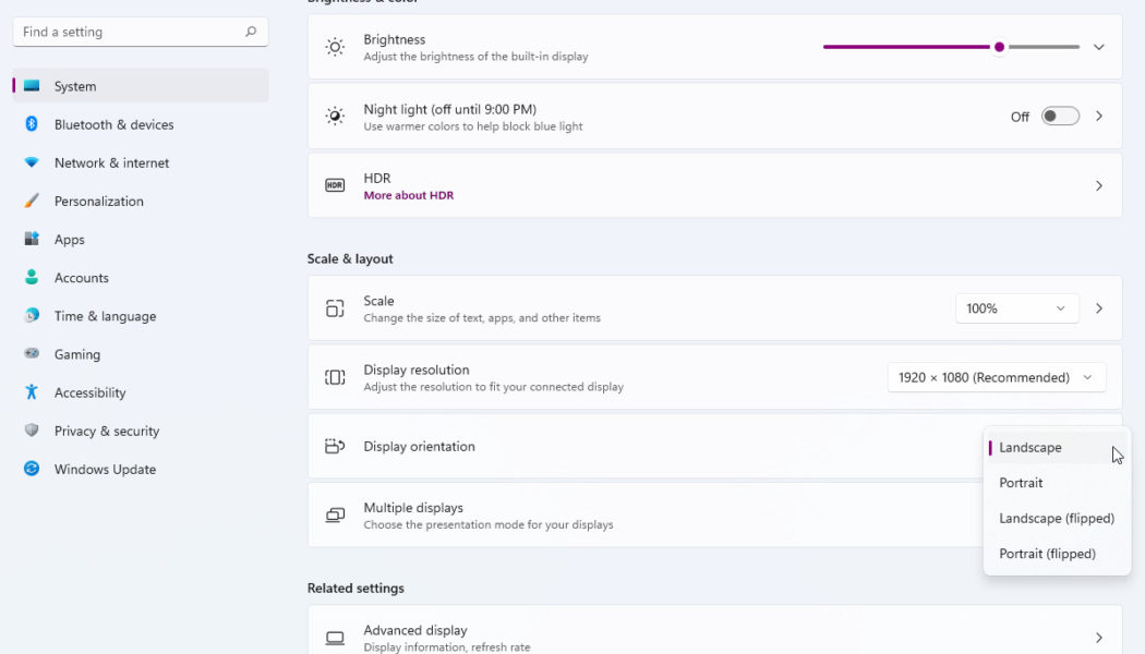 How to flip your monitor from landscape to portrait