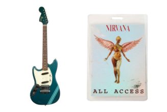 Kurt Cobain’s Fender Mustang Guitar From the “Smells Like Teen Spirit” Music Video Goes to Auction