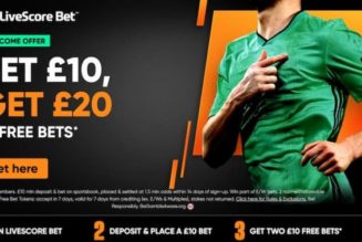 LiveScore Bet Liverpool vs Manchester United Betting Offers | £20 Football Free Bet