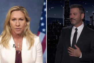 Marjorie Taylor Greene Reports Jimmy Kimmel to Capitol Police for Will Smith Joke